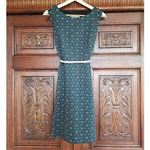 Teal A-Line Dress